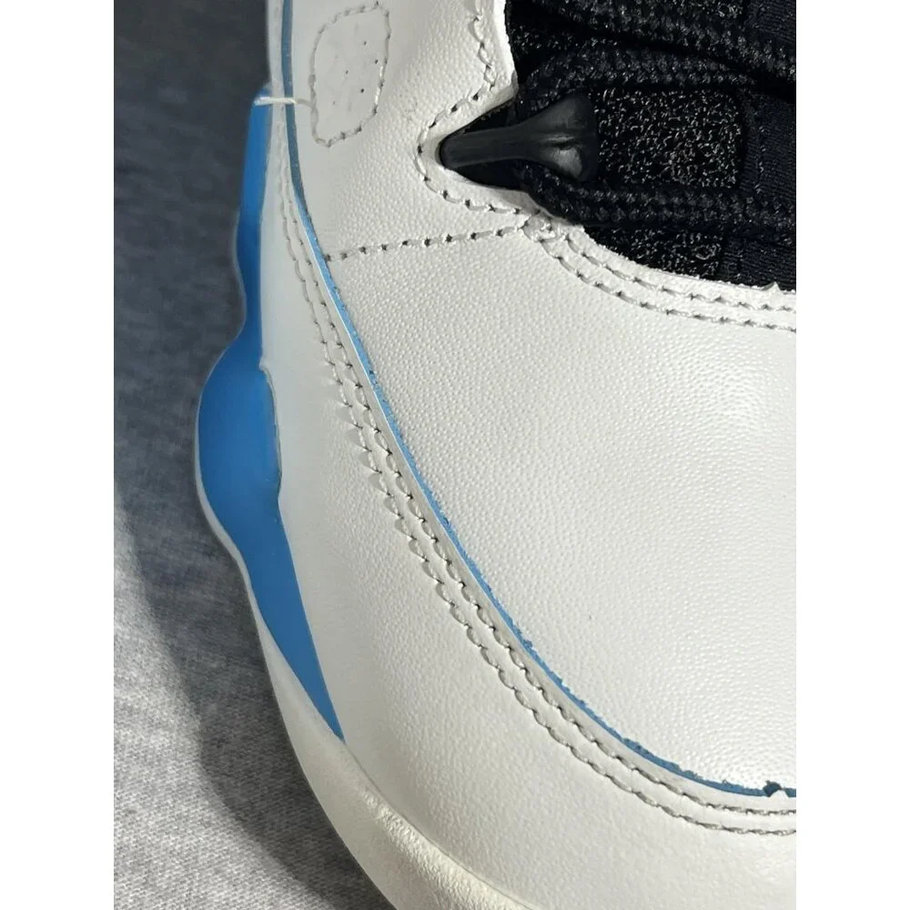 Air Jordan 9 Retro Shoes Mens Size 10 White Blue Black University UNC FQ8992-101